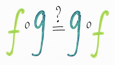 Does f composed with g equal g composed with f?